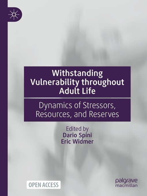 Title details for Withstanding Vulnerability throughout Adult Life by Dario Spini - Available